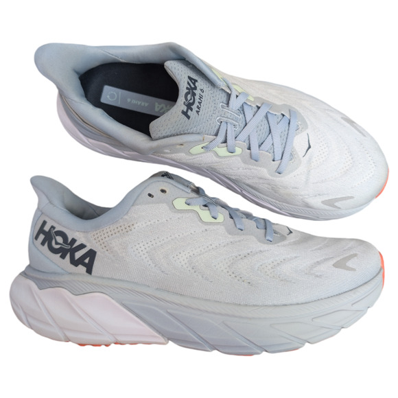 Hoka Shoes - HOKA ONE ONE Arahi 6 Plein Air Blue Fog Stability Running Sneaker Womens 10.5B